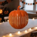 Lampka nocna w kształcie dyni lśniąca z timerem na Halloween 17x20,5cm