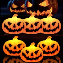 Lampki Dekoracyjne na Halloween Motyw Dyni Straszna Dekoracja 6szt