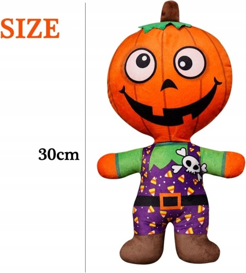 Maskotka pluszak dla dzieci lalka na halloween w kształcie dyni 30 cm