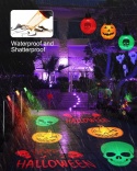 PROJEKTOR HALLOWEEN LED CZASZKI DYNIE RGB ZEWNĘTRZNY OGRODOWY 7 M
