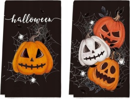 Ręcznik kuchenny Ścierka z poliestru 42x65 cm Wzór Dynie na Halloween