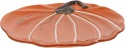 Talerz ceramiczny płaski na Halloween wzór dyni 20x20cm