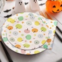 Talerzyki papierowe serwetki na urodziny Halloween jesienne w dynie 48 szt
