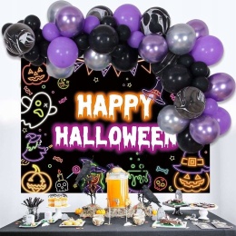 Tło fotograficzne baner winylowy na halloween 210x150cm