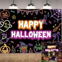 Tło fotograficzne baner winylowy na halloween 210x150cm