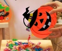 Zestaw Halloweenowych Torebek na Cukierki w Kształcie Dyni 3 sztuki