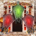 Szkielet Wisząca Dekoracja Ozdoba Na Halloween Pajęczyny Pająki 3 Sztuki