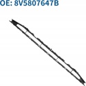 Kratka zderzaka Audi A3 2017-2020 ABSOPRO czarna grill dolny 8V5807647B