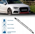 Kratka zderzaka Audi A3 2017-2020 ABSOPRO czarna grill dolny 8V5807647B