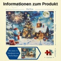 Puzzle 1000 elementów dla dorosłych 70x50cm Bałwanek w Wigilię