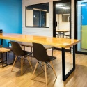 Nogi Metalowe do Stołu 70x45 cm 2 szt Stelaż Prostokątny Loft Regulowane