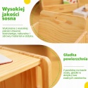 Stolik i Krzesełko Montessori Drewniane FUNLIO Regulowane Dla Dzieci 1-3