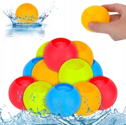 Bomby Balony Wodne Wielokrotnego Użytku Zabawki Wodne 6cm Zestaw 12szt