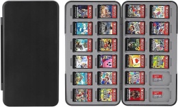 ETUI NA KARTY GRY NINTENDO SWITCH CZARNE 24 SLOTY PRZEGRÓDKI NA KARTRIDŻE
