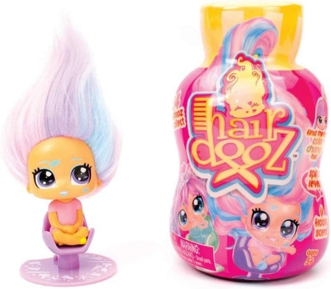 Figurki hairdooz lalaka niespodzianka w butelce szamponu zapachowa