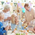 Konfetti 50 Urodziny Złote Zielone HAPPY BIRTHDAY Impreza Jubileusz