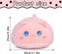 Maskotka Zabawka Do Przytulania Dla Dzieci Pluszak Miś Różowy Kot 30cm