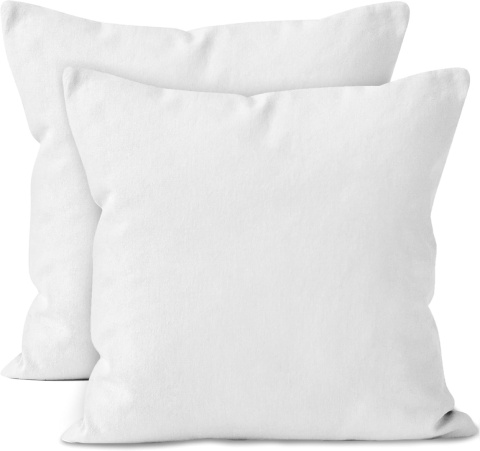 Poszewka na poduszkę Poszewki na Poduszki Dekoracyjne 60x60cm 2szt Białe