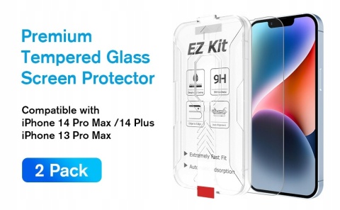 Szkło hartowane MOBDIK do Apple iPhone 13 iPhone 14 2 szt.