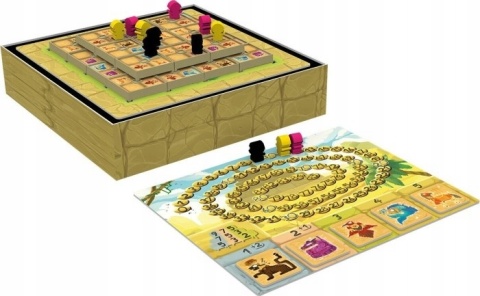UXMAL Gra planszowa budowanie piramidy 2-4 graczy Uxmal j.angielski