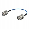 Adapter Kabla Koncentrycznego RF Żeński UHF PL-259 Podwójne Złącze