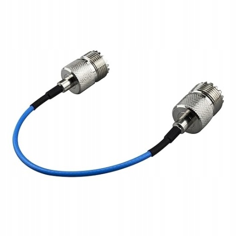 Adapter Kabla Koncentrycznego RF Żeński UHF PL-259 Podwójne Złącze