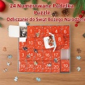 Adwentowy kalendarz puzzle 24 Bożonarodzeniowe pudełka 1008 Puzzle