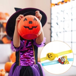 Bransoletki dla dzieci LED Dekoracje na Halloween Świecące Zestaw 2szt