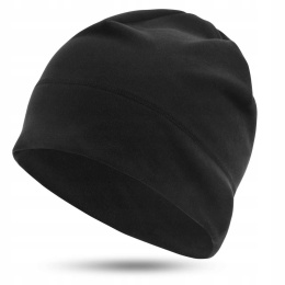 Czapka Zimowa do Biegania Narciarstwa Ocieplana Unisex Czarny