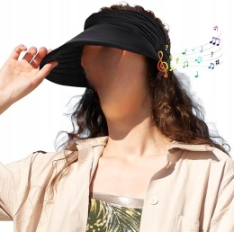 Czapka z daszkiem opaska na golfa tenisa sportowa z słuchawkami bluetooth