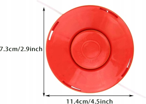 Głowica do podkaszarki żyłkowa uniwersalna z gwintem M10 x 1,25 2 sztuki