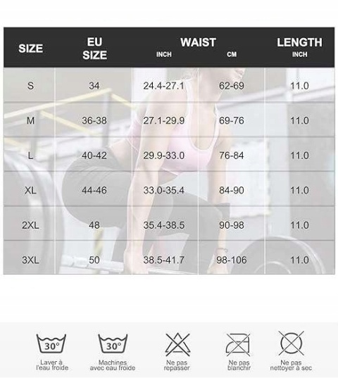 Gorset wyszczuplający pas termiczny do spalania tłuszczu czarny r. 3XL