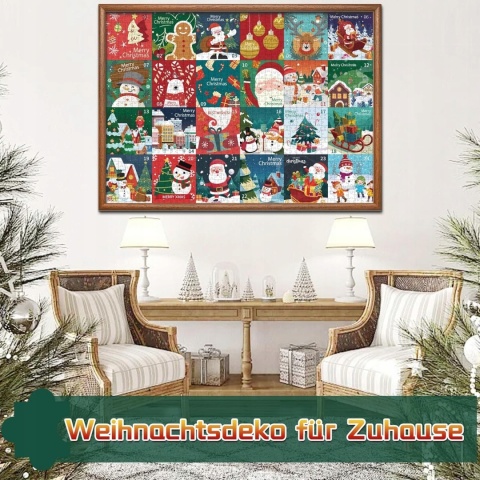 Kalendarz Adwentowy 2024 Puzzle Boże Narodzenie Układanka 1008 szt