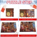 Kalendarz adwentowy, puzzle, kalendarz adwentowy z puzzlami, 1008 elementów