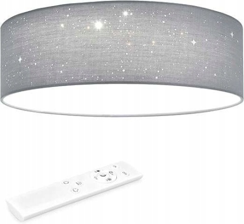Lampa Sufitowa LED 40 cm na Pilot z Regulacją Barwy i Jasności