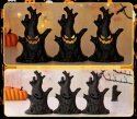 Lampa W Kształcie Drzewa Led Dekoracja Na Halloween Świecąca Figurka 3 szt