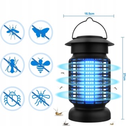 Lampa owadobójcza UV przeciwko kleszczom komarom molom muchom osom pająkom