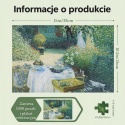 MISITU Puzzle 1000 elementów obraz olejny Moneta „Lunch", 38x26 cm