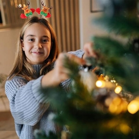 Opaska na głowę dla dziecka Boże Narodzenie renifer