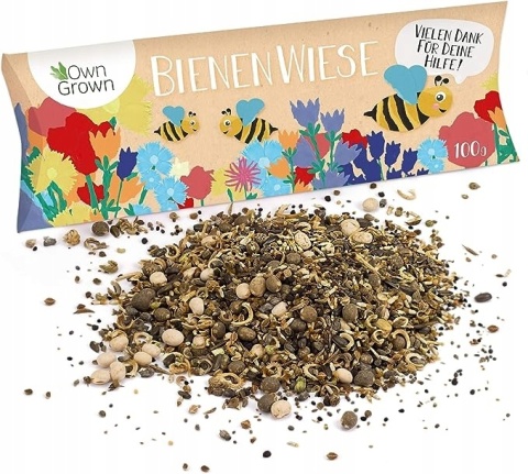OwnGrown mieszanka nasion kwiatów, dla pszczół, trzmieli 100g