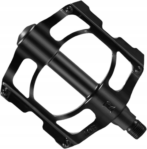 Pedały do rowerów szosowych MTB ze stopu aluminium czarne 9/16" 2 sztuki