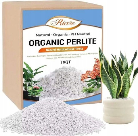 Perlit ogrodniczy naturalny dodatek do gleby spulchniacz 10 L