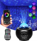 Projektor gwiazd LED z głośnikiem lampka nocna Bluetooth 3w1