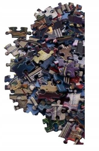 Puzzle układanka dla dorosłych 1000 elementów na Halloween 50x68cm + plakat