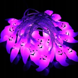 Świecąca girlanda (łańcuch) LUNSY duch 1 szt. 30 led Hallowen
