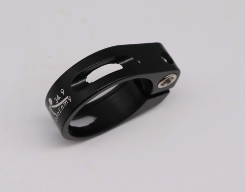 Zacisk siodełka rowerowego Lekki Aluminiowy 34,9 mm Kolor czarny