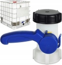 Zawór do zbiornika pojemnika mauzera IBC 62mm uniwersalny plastikowy