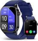 Zegarek sportowy smartwatch 1,7'' AMOLED IP68 niebieski