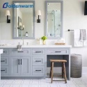 Zestaw 10 uchwytów do mebli 192 mm czarne matowe stal nierdzewna do szafek