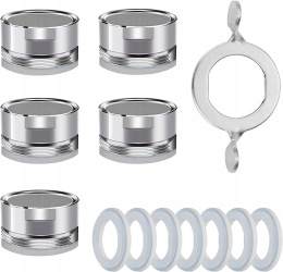 Aerator Adapter Do Kranu Baterii Umywalkowej M24 Perlator Zestaw 5 Sztuk